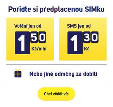 SAZKAmobil více informací o kreditu
