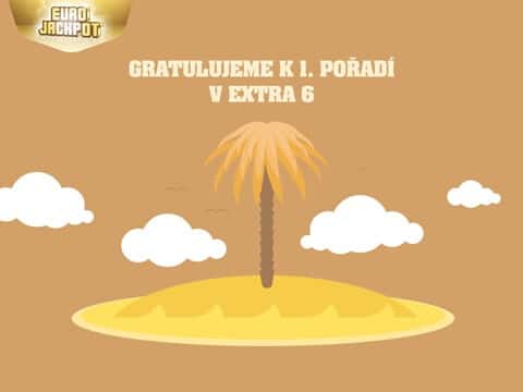 Výhra první pořadí extra6 v loterii Eurojackpot