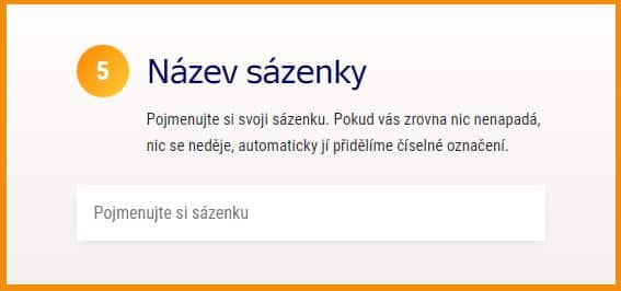Můžeš svou sázenku pojmenovat.