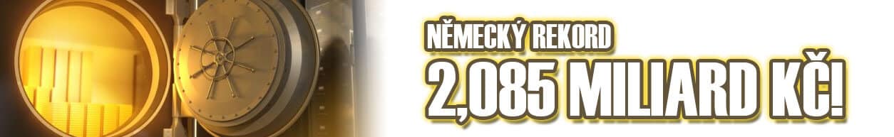 eUROJACKPOT NĚMECKÝ REKORD 2,085 MILIARD KČ