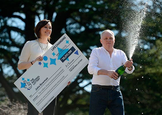 Pan Browman výherce Uk lotto