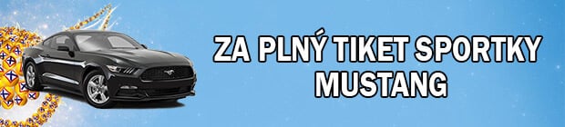 Mustang za plný tiket Sortky