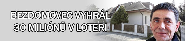 Bezdomovec vyhrál v loterii 30 miliónů