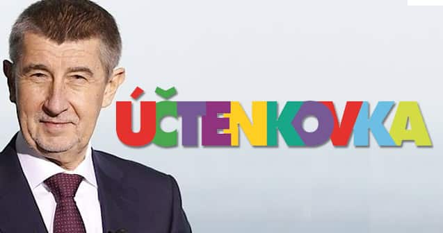 účtenková loterie a fotka Andreje babiše