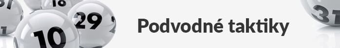 Podvodné taktiky