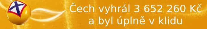 Čech vyhrál 3 652 260 Kč a byl úplně v klidu