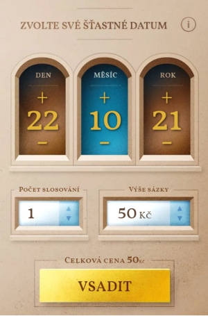 Volba datumu Šťastné datum