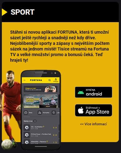 Fortuna sázky aplikace