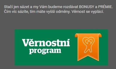 Chance věrnostní program