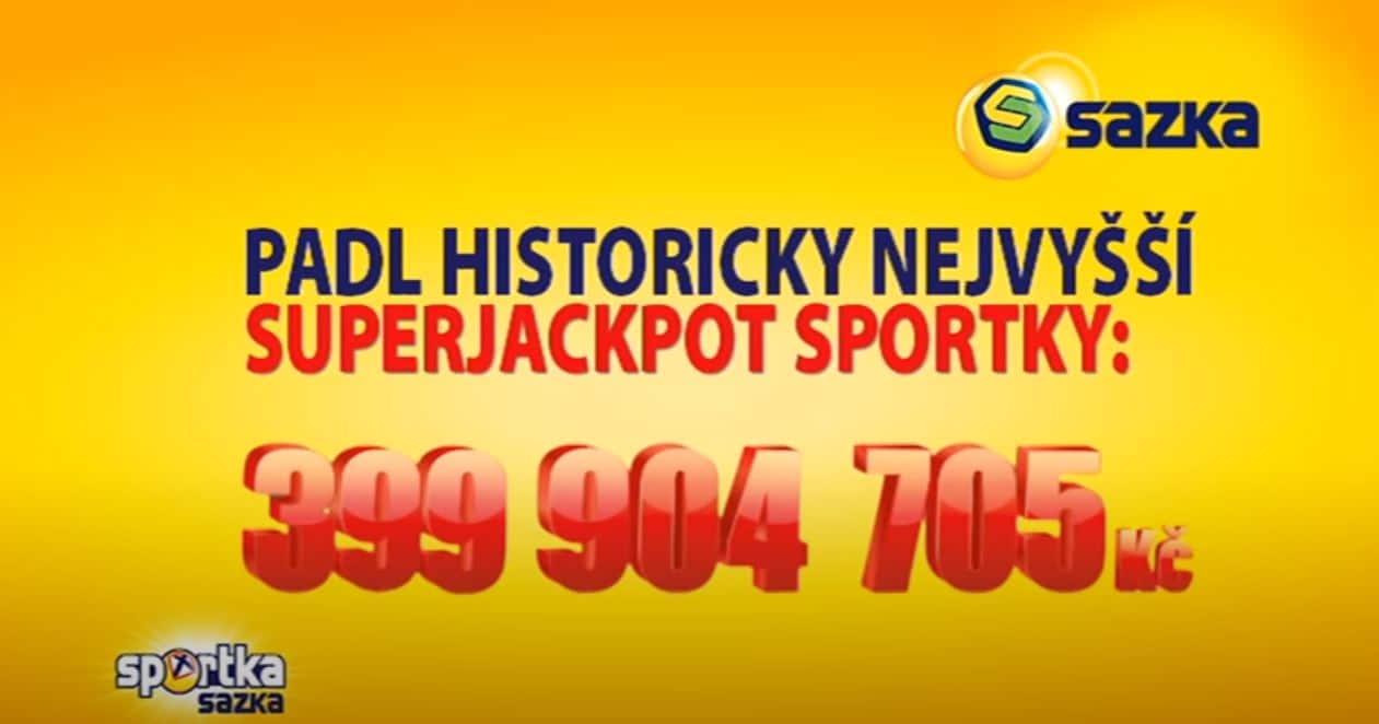 Historicky nejvyšší Superjackpot z roku 2013