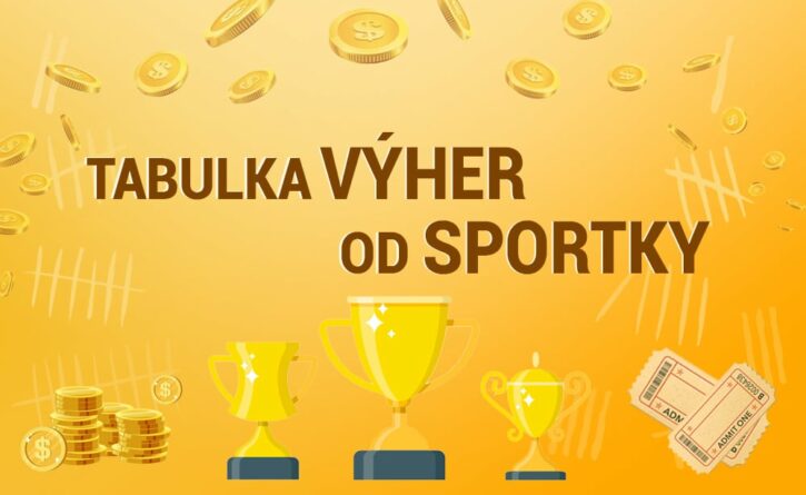 Jak vypadá tabulka výher od Sportky?