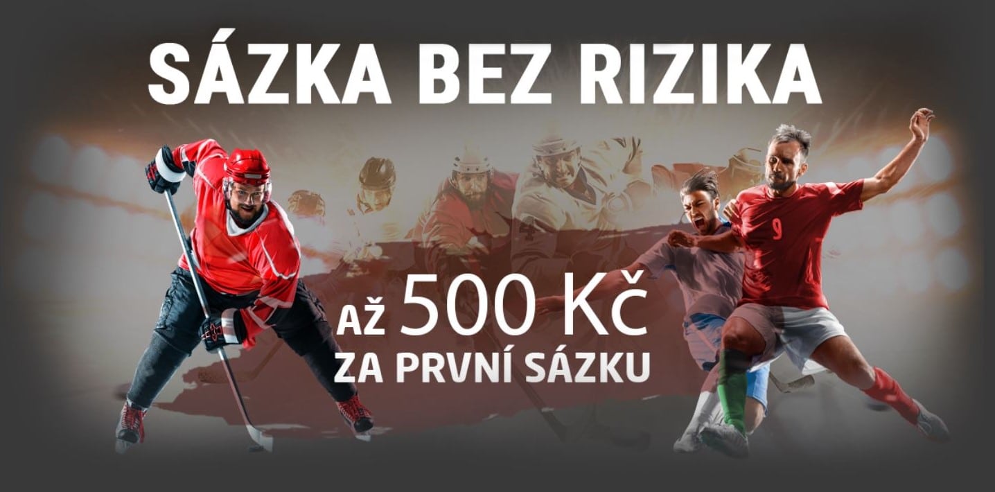 Bonus sázka bez rizika až 500 Kč u Synottipu