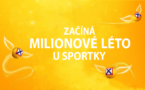 Milionové léto Sportky se nezadržitelně blíží!