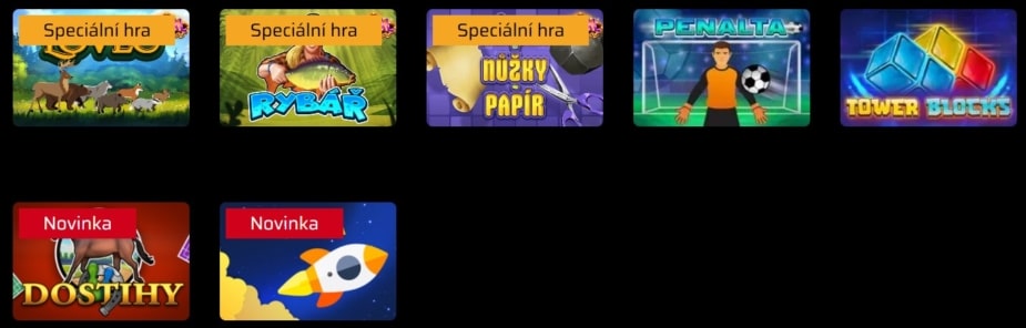 Speciální hry na 69Games casinu