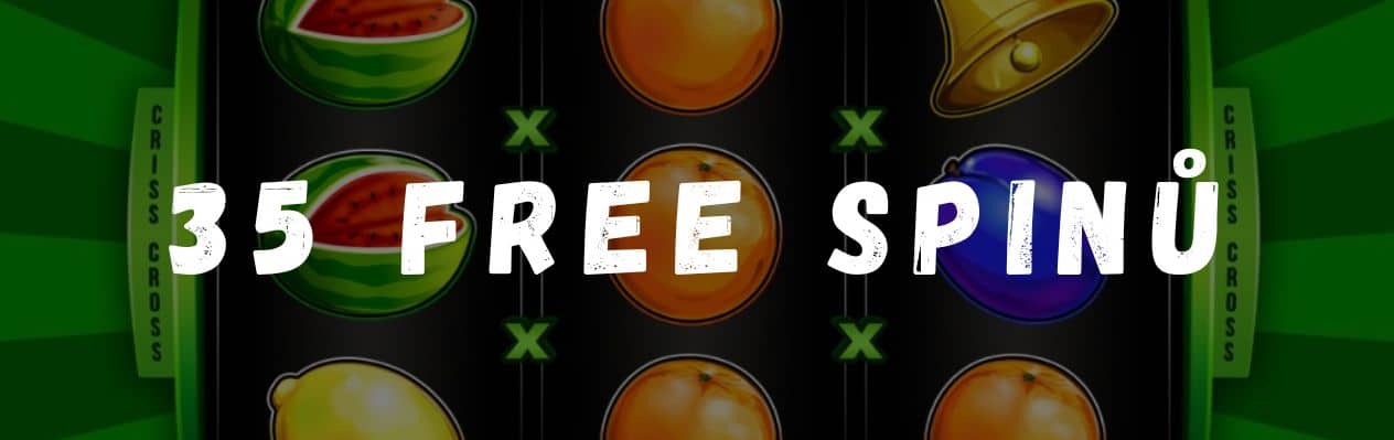 35 Free spinů Fruity Gold