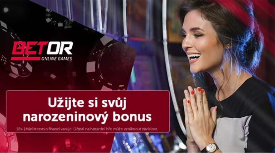 Narozeninový bonus Betor