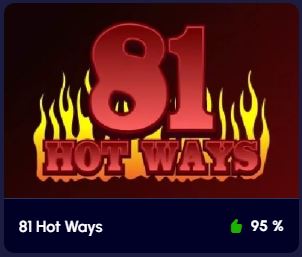 Hodnocení redakce automatu 81 Hot Ways na webu Vyhraj.cz