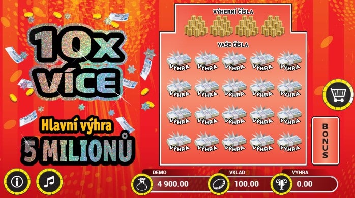 Los 10 x více