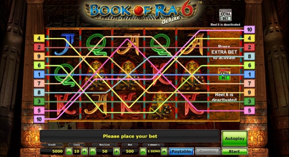 Book of Ra 6 Deluxe od Novomatic