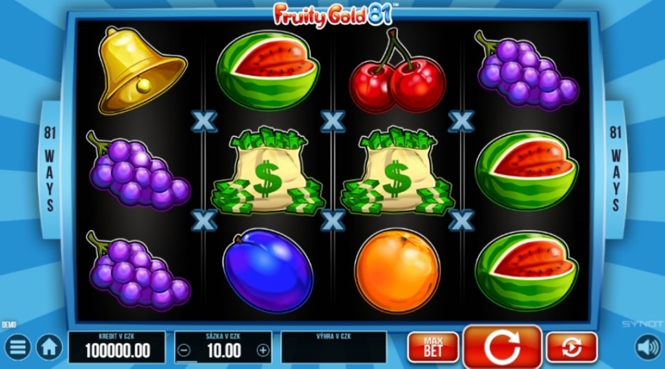 Fruity Gold 81 od SYNOT Games