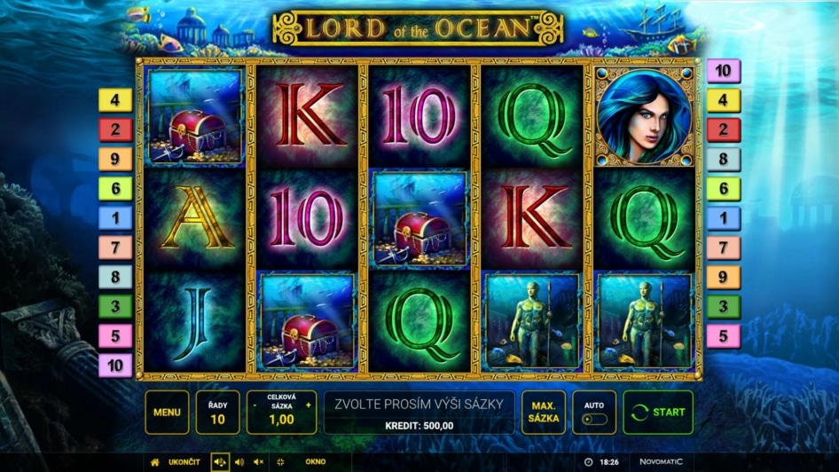 Lord of the Ocean od Novomatic