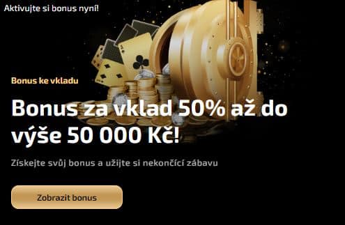 50 % bonus až 50 000 Kč Magic Planet