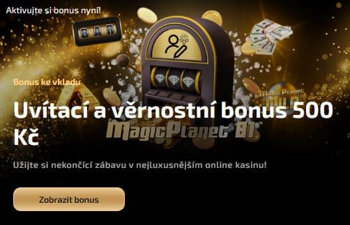 Magic Planet uvítací bonus
