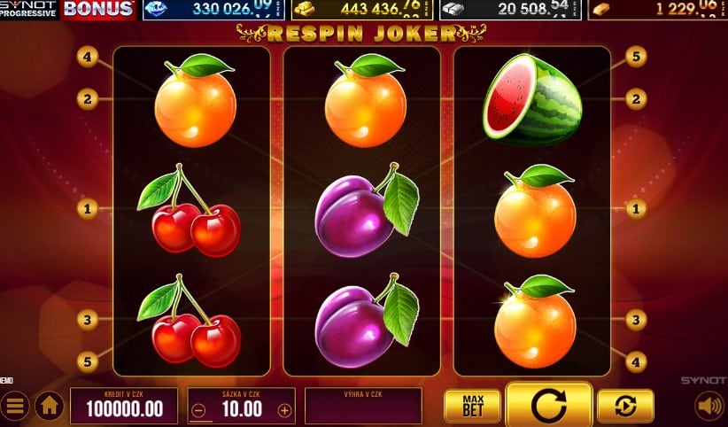 Retro automat Respin Joker