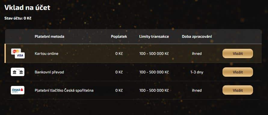 Vklad Magic Planet casino