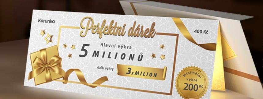 perfektní dárek korunka- tipsport