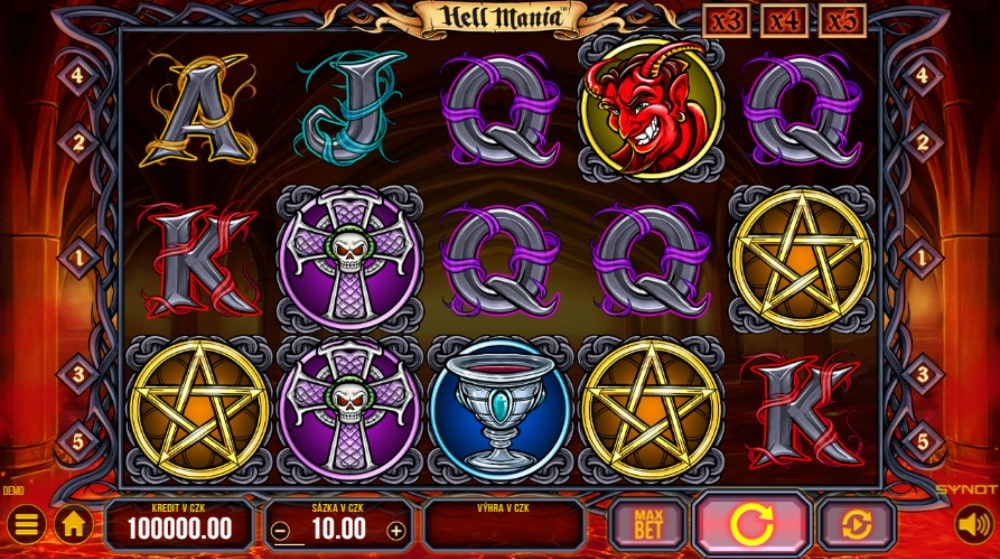Hell Mania automat zdarma