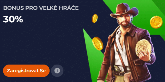 Bonus pro velké hráče v Nine Casinu