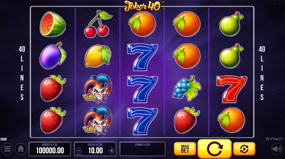 Joker 40 od SYNOT Games