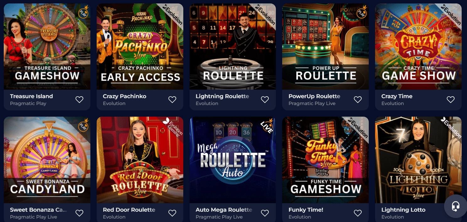 Stolní hry v Nine Casinu