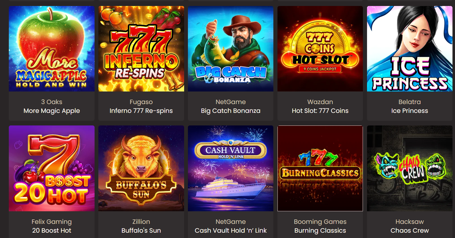 Automaty v National Casinu