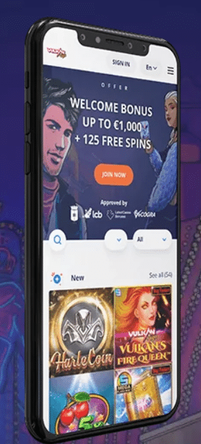 Mobilní aplikace Vulkan Vegas