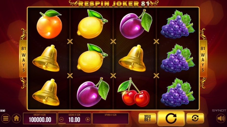 Respin Joker 81 od SYNOT Games