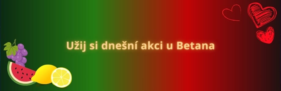 Akce až 55 free spinů u Betana