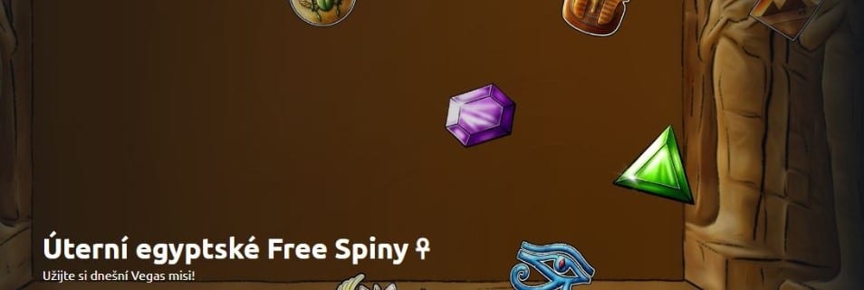 Akce úterní egyptské free spiny u Betano casina