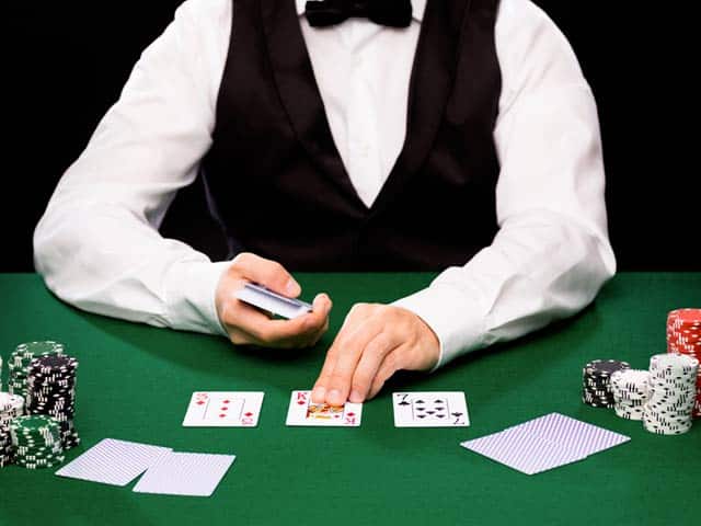 blackjack krupier
