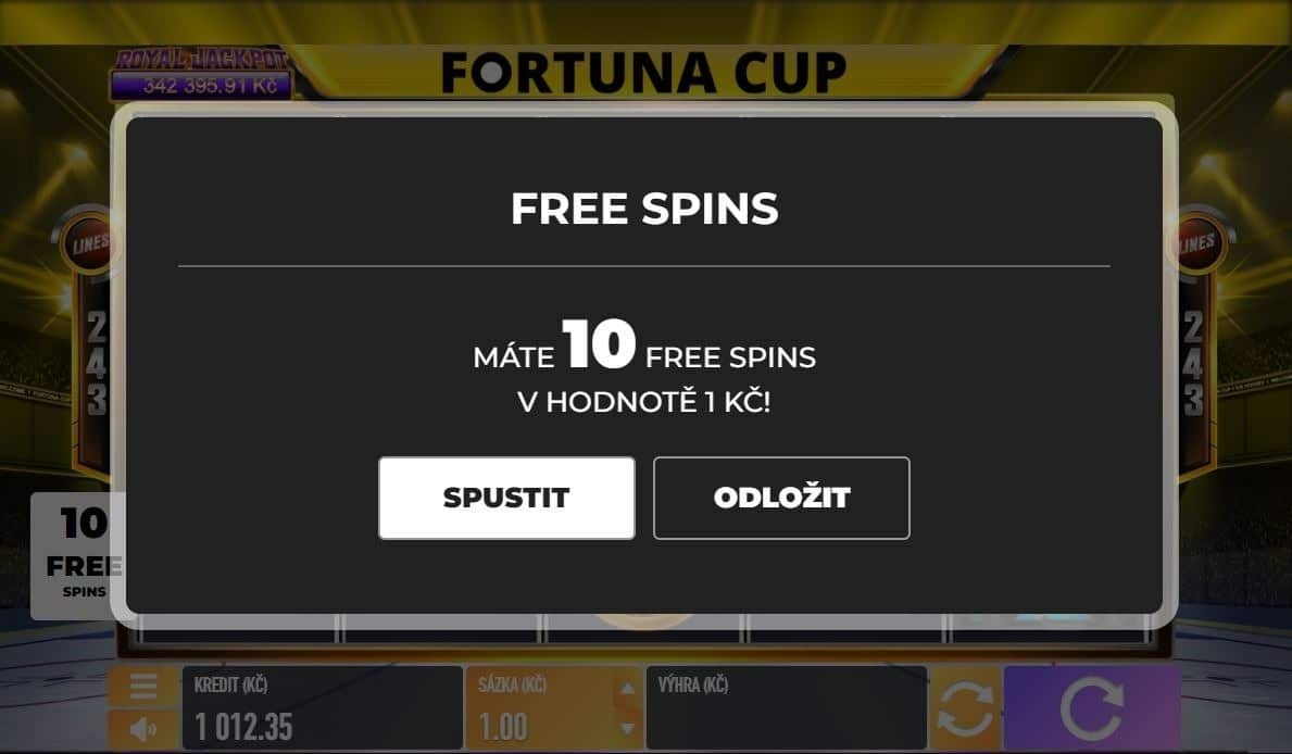 free spiny u fortuny