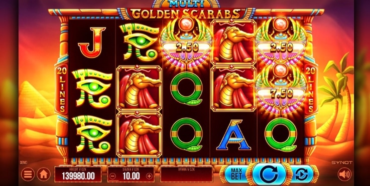 Multi Golden Scarabs od Synot Games