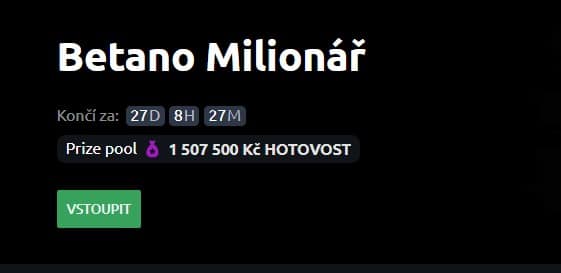 vstoupit tlačítko betano