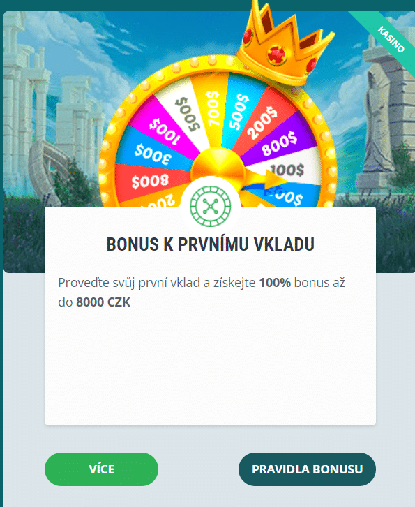 22Bet vkladový bonus až 8000 Kč