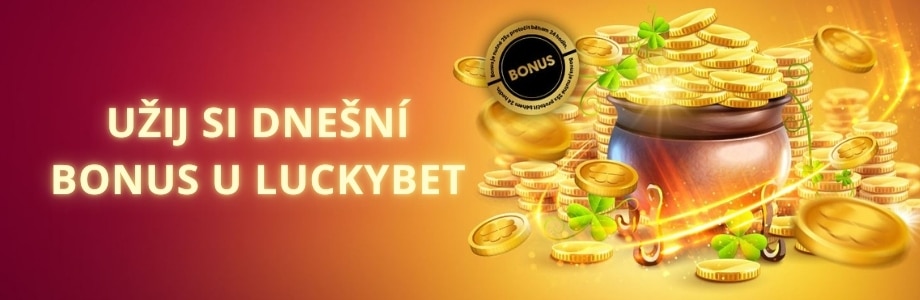 Bonus 100 % ke vkladu u LuckyBet