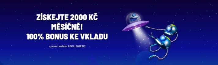 Měsíční bonus Apollo Games