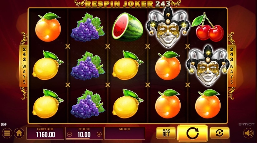Hra Respin Joker 243 od SYNOT Games