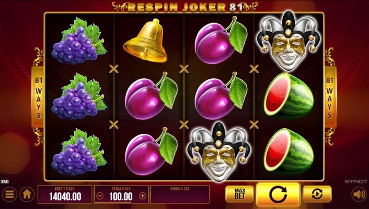 Respin Joker 81 od SYNOT Games