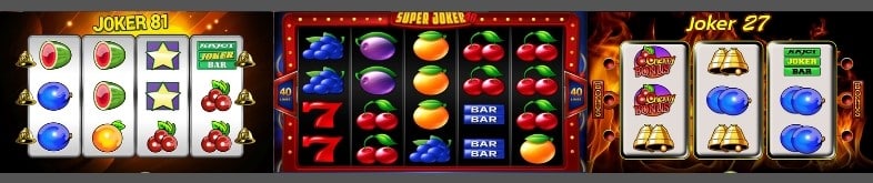 Hry Joker 27, Joker 81, Super Joker 40