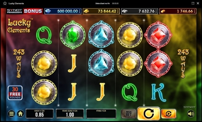 Akce bonusovka Lucky Elements Tipsport a Chance